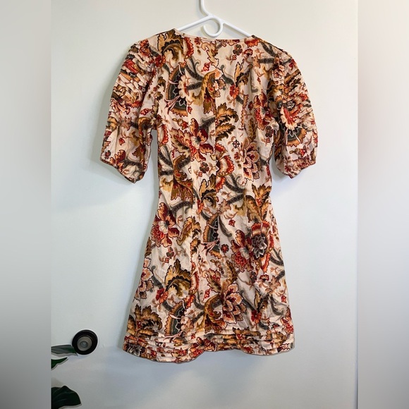 Love The Label Lainy Mini Dress in Fiona Floral Size pouf sleeve Medium - Picture 13 of 13